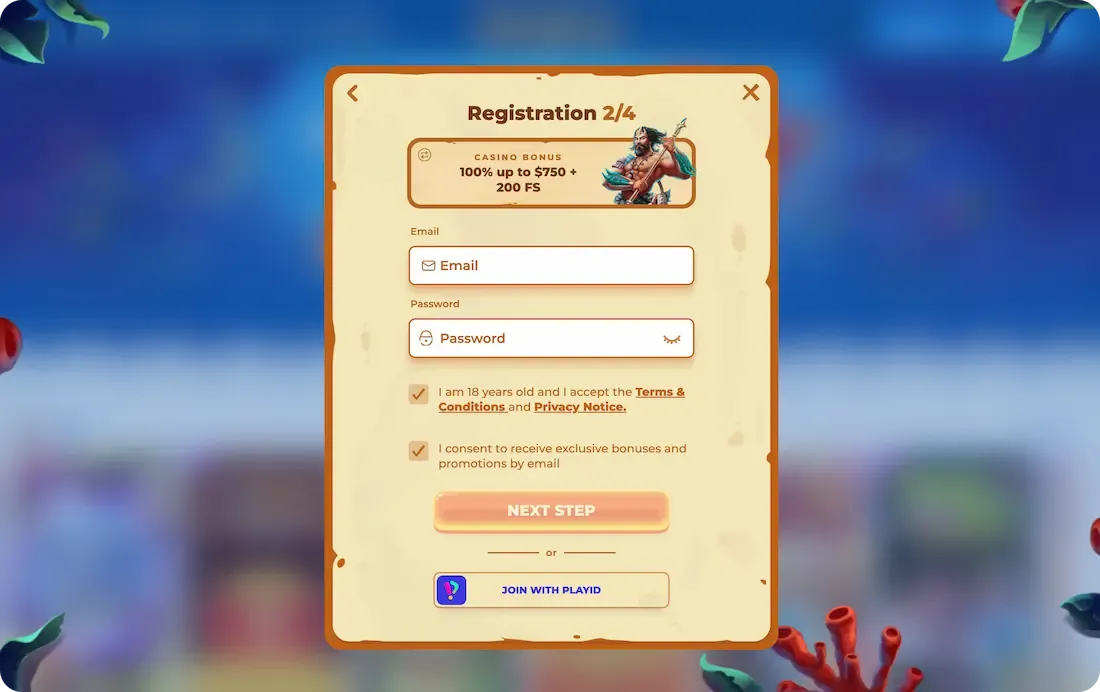 posido casino registration